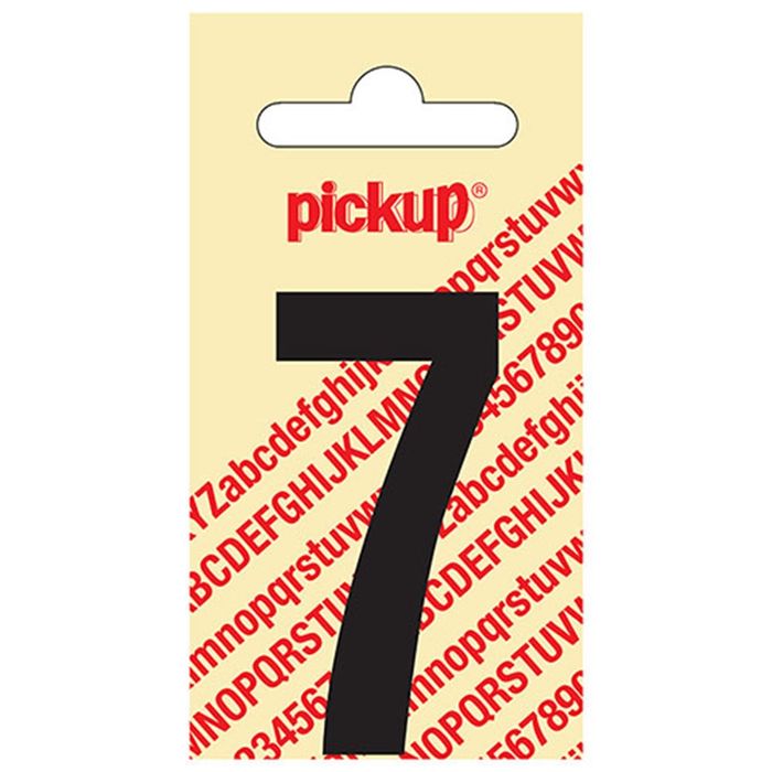 Pickup Kleefcijfer 060Mm Zwart 7 Pickup Kleefcijfer 060Mm Zwart 7