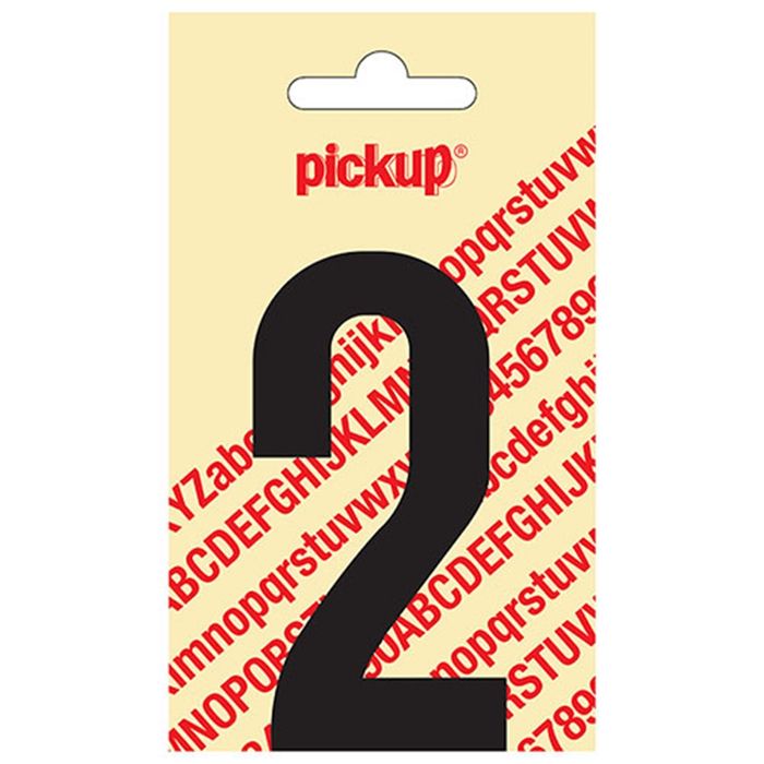 Pickup Kleefcijfer 090Mm Zwart 2 Pickup Kleefcijfer 090Mm Zwart 2