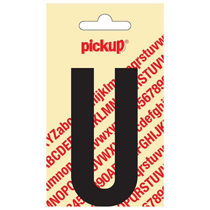 Pickup Kleefletter 090Mm Zwart U Pickup Kleefletter 090Mm Zwart U