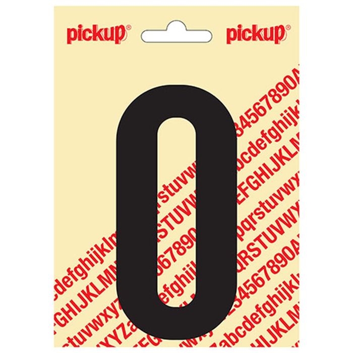 Pickup Kleefcijfer 120Mm Zwart 0 Pickup Kleefcijfer 120Mm Zwart 0