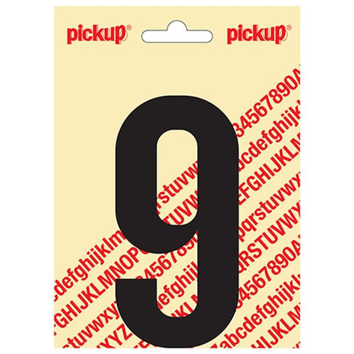 Pickup Kleefcijfer 120Mm Zwart 9