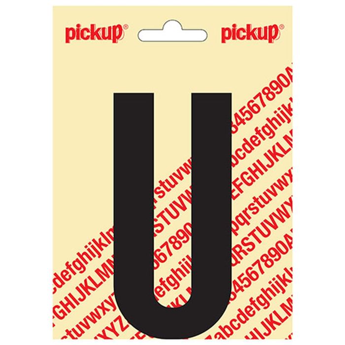 Pickup Kleefletter 120Mm Zwart U Pickup Kleefletter 120Mm Zwart U