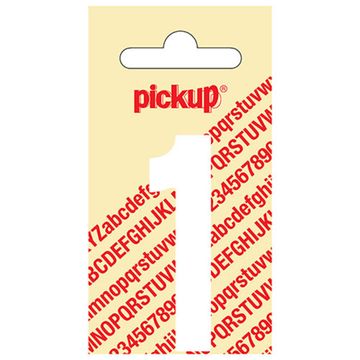 Pickup Kleefcijfer 060Mm Wit 1