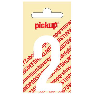 Pickup Kleefcijfer 060Mm Wit 2