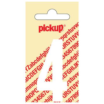 Pickup Kleefcijfer 060Mm Wit 4