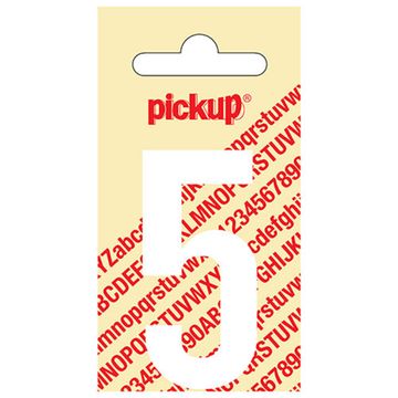 Pickup Kleefcijfer 060Mm Wit 5