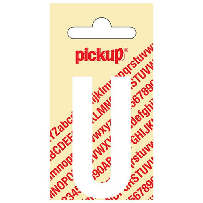Pickup Kleefletter 060Mm Wit U Pickup Kleefletter 060Mm Wit U