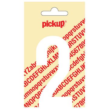 Pickup Kleefcijfer 090Mm Wit 2