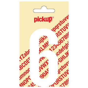 Pickup Kleefcijfer 090Mm Wit 6