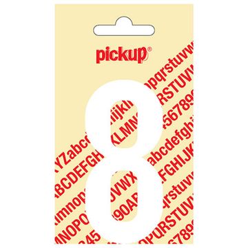 Pickup Kleefcijfer 090Mm Wit 8