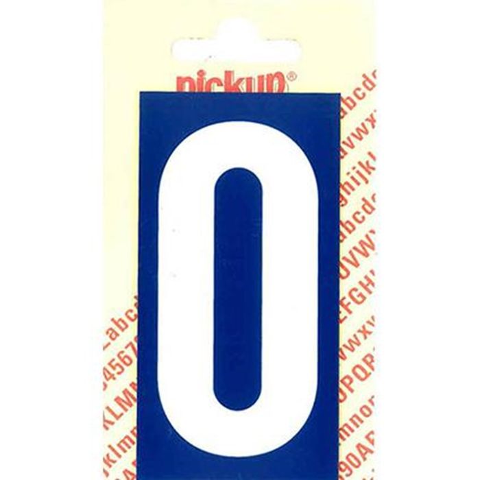 Pickup Blauw Met Wit Cijfer 0 Pickup Blauw Met Wit Cijfer 0