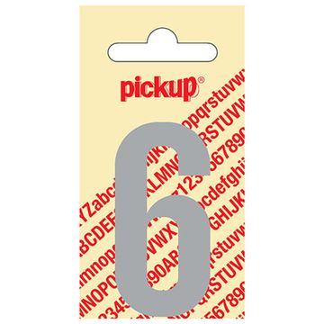 Pickup 60 Mm Lichtgrijs Cijfer 6