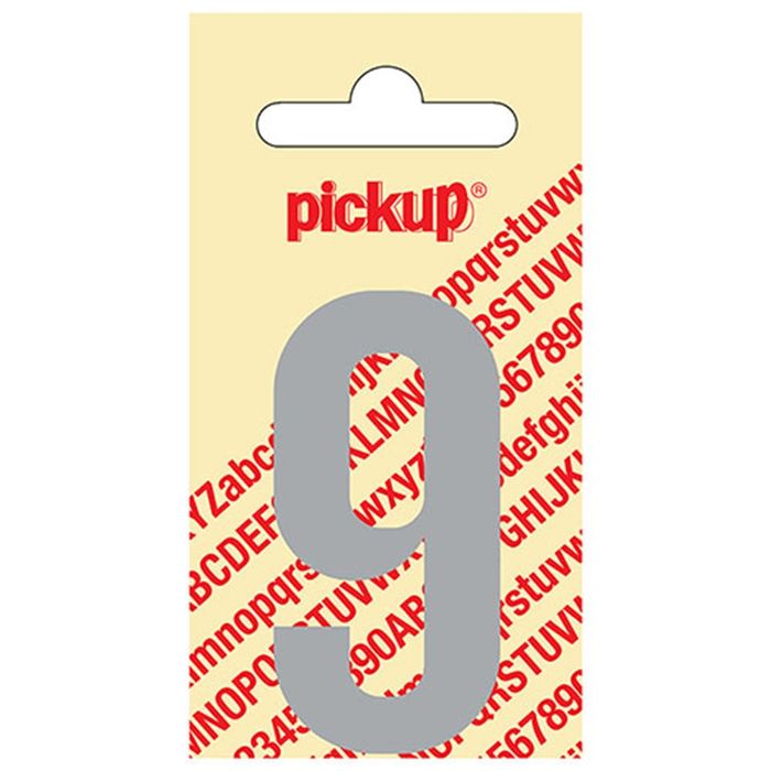 Pickup 60 Mm Lichtgrijs Cijfer 9 Pickup 60 Mm Lichtgrijs Cijfer 9