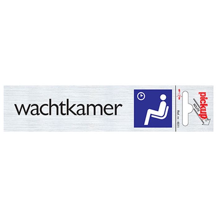 Pickup Route Alulook 165X44 Mm Wachtkamer Pickup Route Alulook 165X44 Mm Wachtkamer