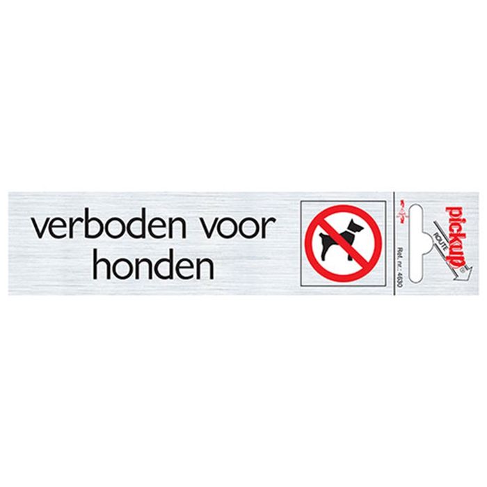 Pickup Route Alulook 165X44 Mm Verboden Voor Pickup Route Alulook 165X44 Mm Verboden Voor