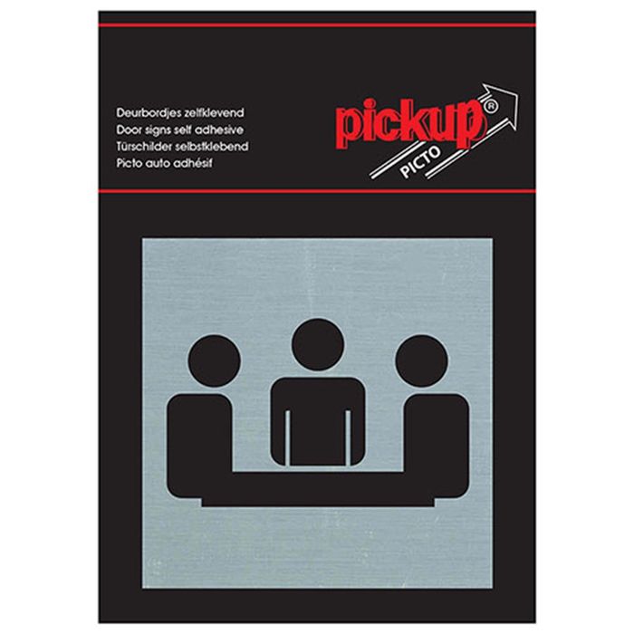 Pickup Route Alu Picto 80X80 Mm Vergaderruimte Pickup Route Alu Picto 80X80 Mm Vergaderruimte