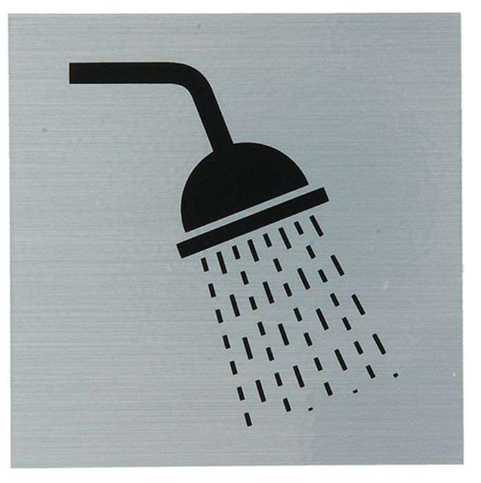 Pickup Route Alu Picto 80X80 Mm Douche