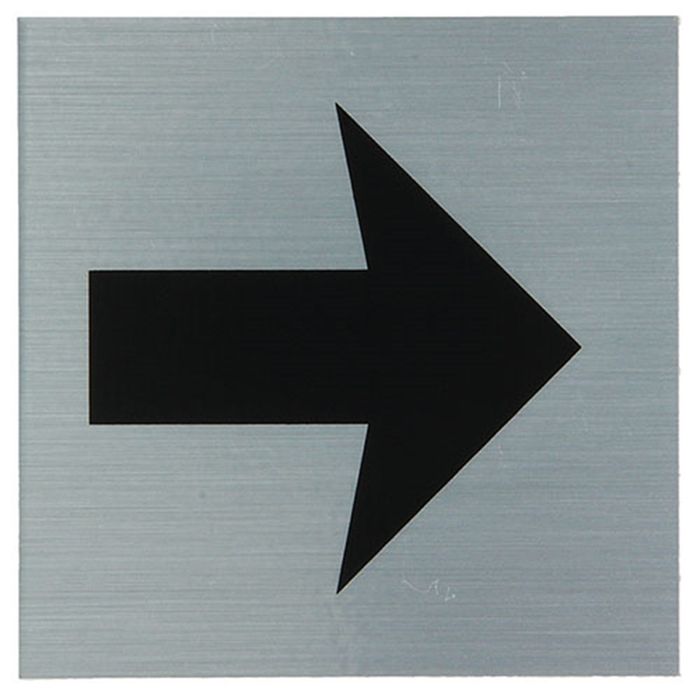 Pickup Route Alu Picto 80X80 Mm Pijl Pickup Route Alu Picto 80X80 Mm Pijl