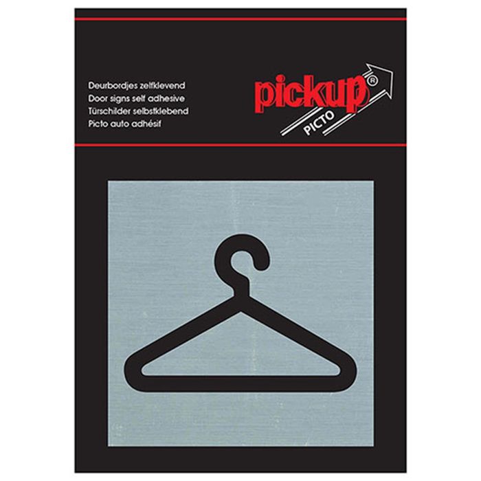 Pickup Route Alu Picto 80X80 Mm Garderobe Pickup Route Alu Picto 80X80 Mm Garderobe