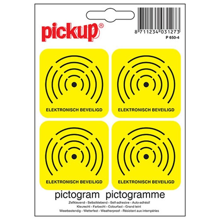Pickup Elektronisch Beveiligd (4 Stuks)