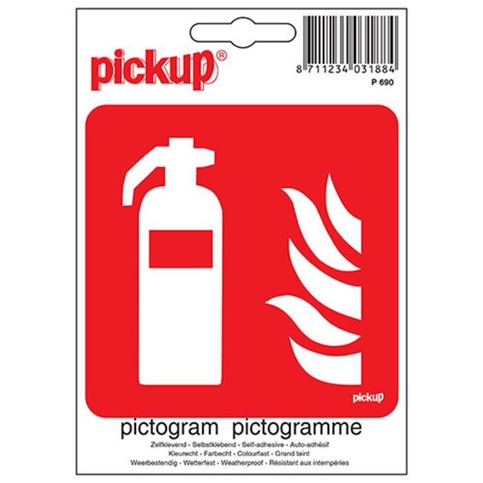 Pickup Pictogram 10X10Cm Nr. P690 Pickup Pictogram 10X10Cm Nr. P690