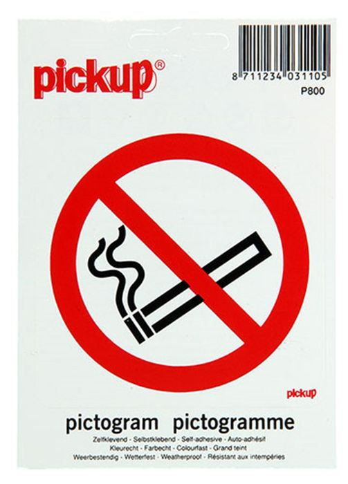 Pickup Verboden Te Roken 10X10 P800 Pickup Verboden Te Roken 10X10 P800