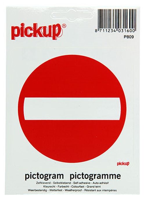Pickup Verboden Toegang