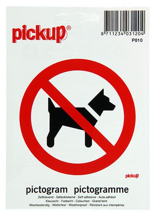 Pickup Verboden Voor Honden