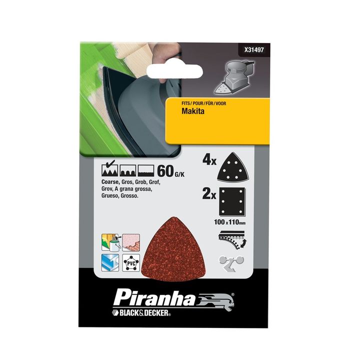 Piranha X31497-Xj Schuurschijf 60Gr Piranha X31497-Xj Schuurschijf 60Gr