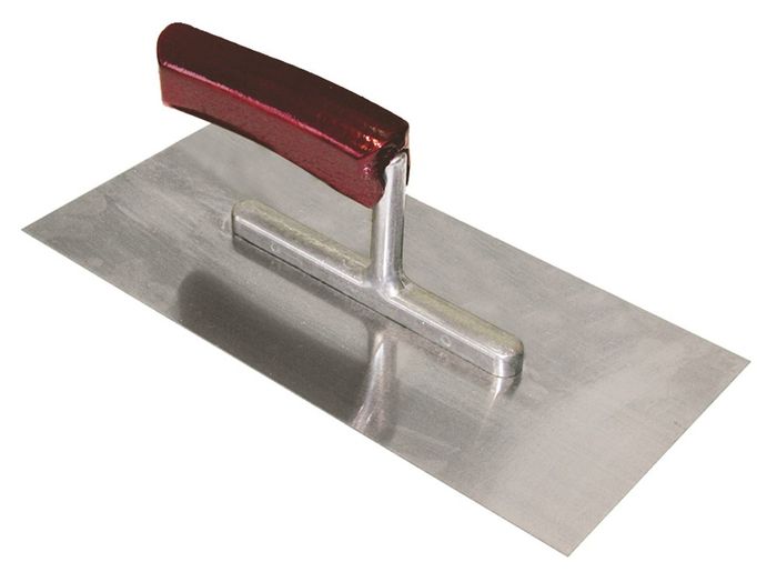 Schwan Plakspaan Met Gebogen Houten Handgreep, Schwan Plakspaan Met Gebogen Houten Handgreep,