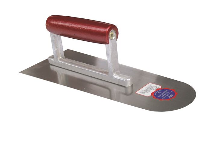 Schwan Plakspaan Met Houten Handgreep, Ronde Schwan Plakspaan Met Houten Handgreep, Ronde