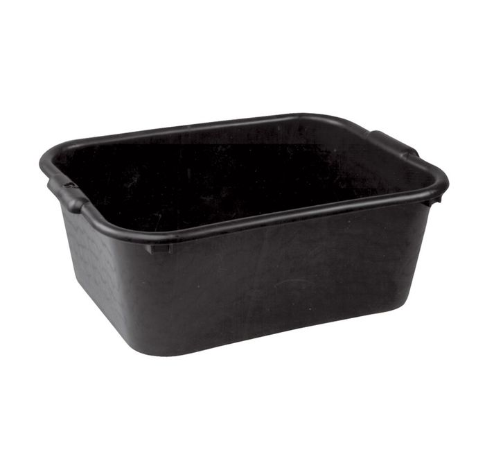 Solid Mortelbak Rechthoekig - Pe 90 L - Zwart Solid Mortelbak Rechthoekig - Pe 90 L - Zwart
