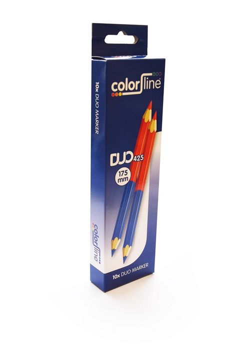 COLOR LINE Duo Marker Duo 425 50% Rood / 50% Blauw COLOR LINE Duo Marker Duo 425 50% Rood / 50% Blauw