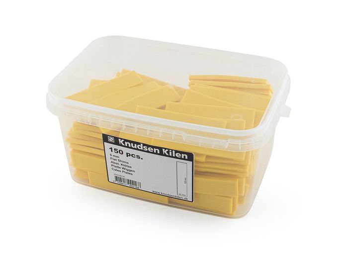 Knudsen Platte spie n - GEEL - 100x22x5mm - per Knudsen Platte spie n - GEEL - 100x22x5mm - per