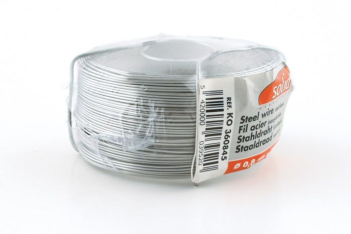 Solid Binddraad Is Roestvrij - â 0,8 Mm X 50 Solid Binddraad Is Roestvrij - â 0,8 Mm X 50