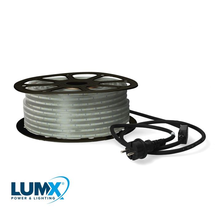 LumX LED lichtslang DUO FLUOR 50m - 2x60led/m