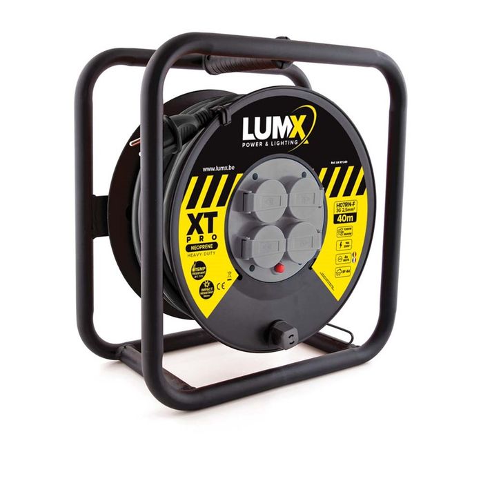 LumX LumX kabelhaspel XT-PRO, HO7RN-F 3Gx2,5 LumX LumX kabelhaspel XT-PRO, HO7RN-F 3Gx2,5