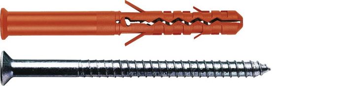 Mungo Mbr-St Kozijnplug 10X60 Mm Met Vijs Mungo Mbr-St Kozijnplug 10X60 Mm Met Vijs
