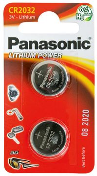 PANASONIC Batterij Panasonic Lithium Power Knoopcelbatterijen - Type C