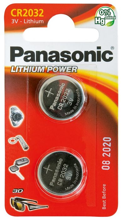 PANASONIC Batterij Panasonic Lithium Power Knoopcelbatterijen - Type C