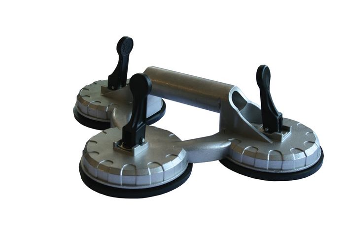 Solid Zuigheffer Alu Basis , 3 Naps - Verm. Solid Zuigheffer Alu Basis , 3 Naps - Verm.