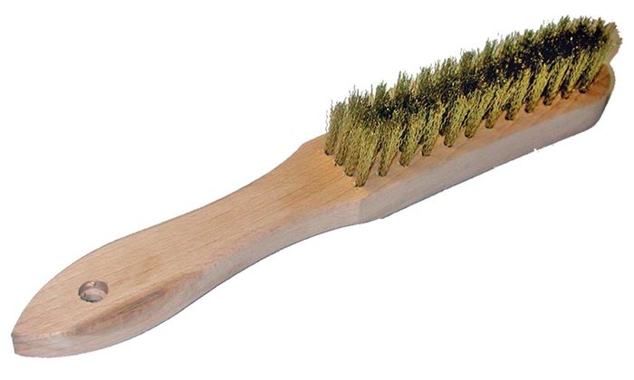Solid Staaldraadborstel Messing Staaldraad Solid Staaldraadborstel Messing Staaldraad