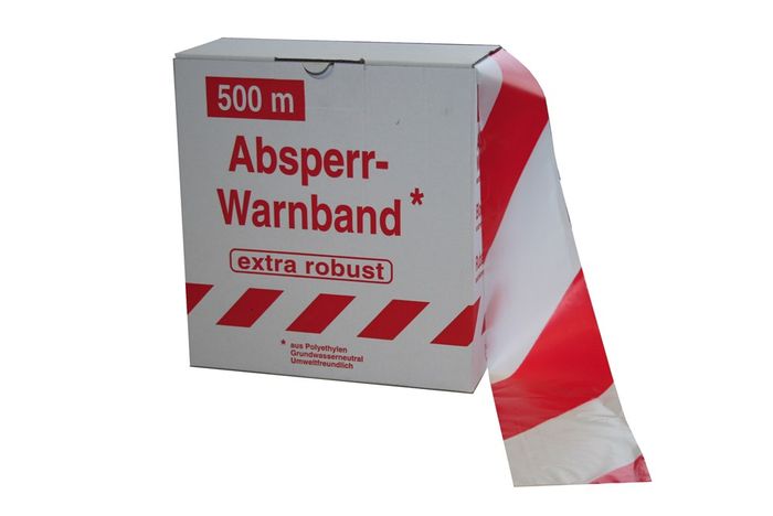 COLOR LINE Signalisatielint 500M Rood/Wit COLOR LINE Signalisatielint 500M Rood/Wit