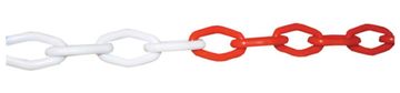 Vinmer Meterketting Pvc Rood/Wit Op 6Mm Lengte
