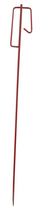 Solid Metalen stang v afbakennet 1250x13mm Solid Metalen stang v afbakennet 1250x13mm