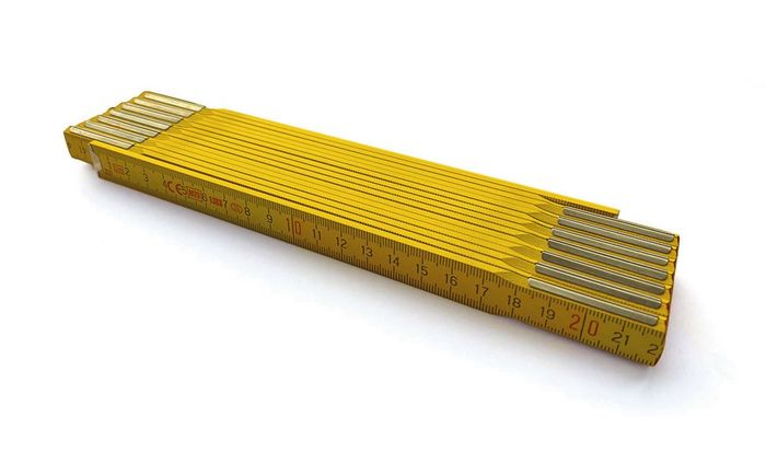 Solid Plooimeter hout PRO 3 m x 16 mm geel -