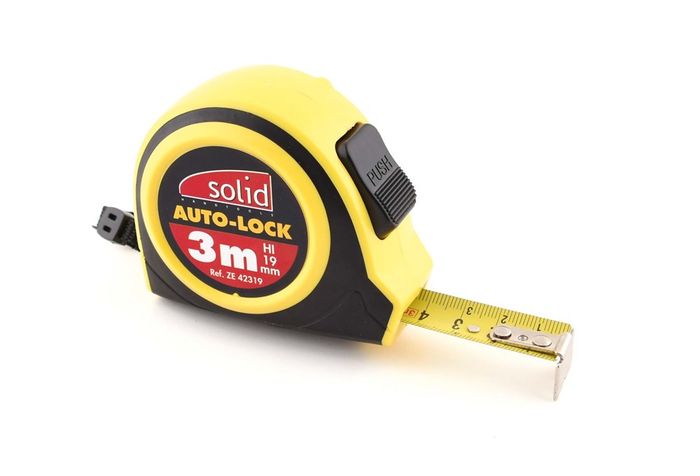 Solid Rolmeter 3 M X 19 Mm Abs Bi-Componant