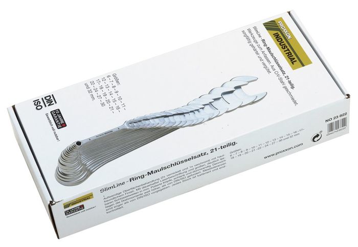 Proxxon Ring-Steeksleutelset 6-32 Mm. (21-Dlg.) Proxxon Ring-Steeksleutelset 6-32 Mm. (21-Dlg.)