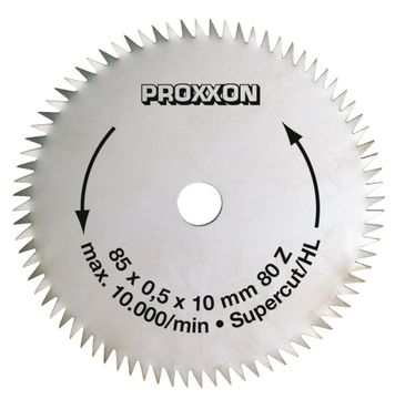 Proxxon Cirkelzaagblad Super-Cut + 85 Mm, T=80