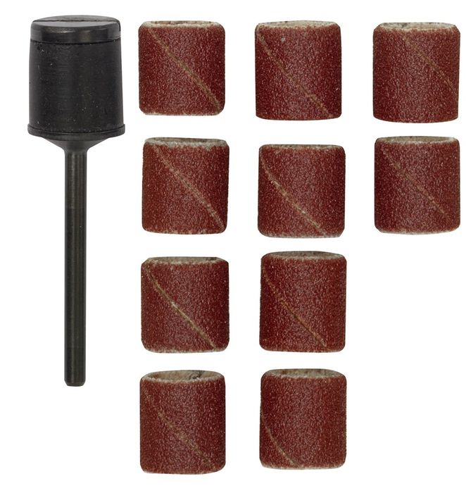 Proxxon Schuurbandjes 10 St. + Houder